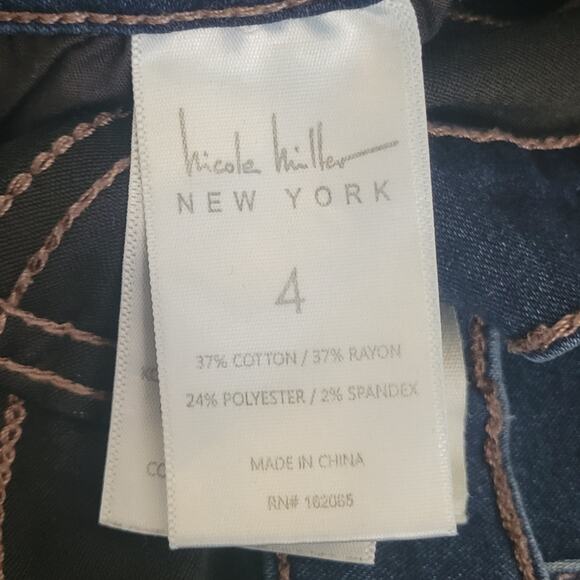 Nicole Miller Soho High Rise Ankle Skinny Jeans Size 4 Denim Fashion Soft - Picture 4 of 11